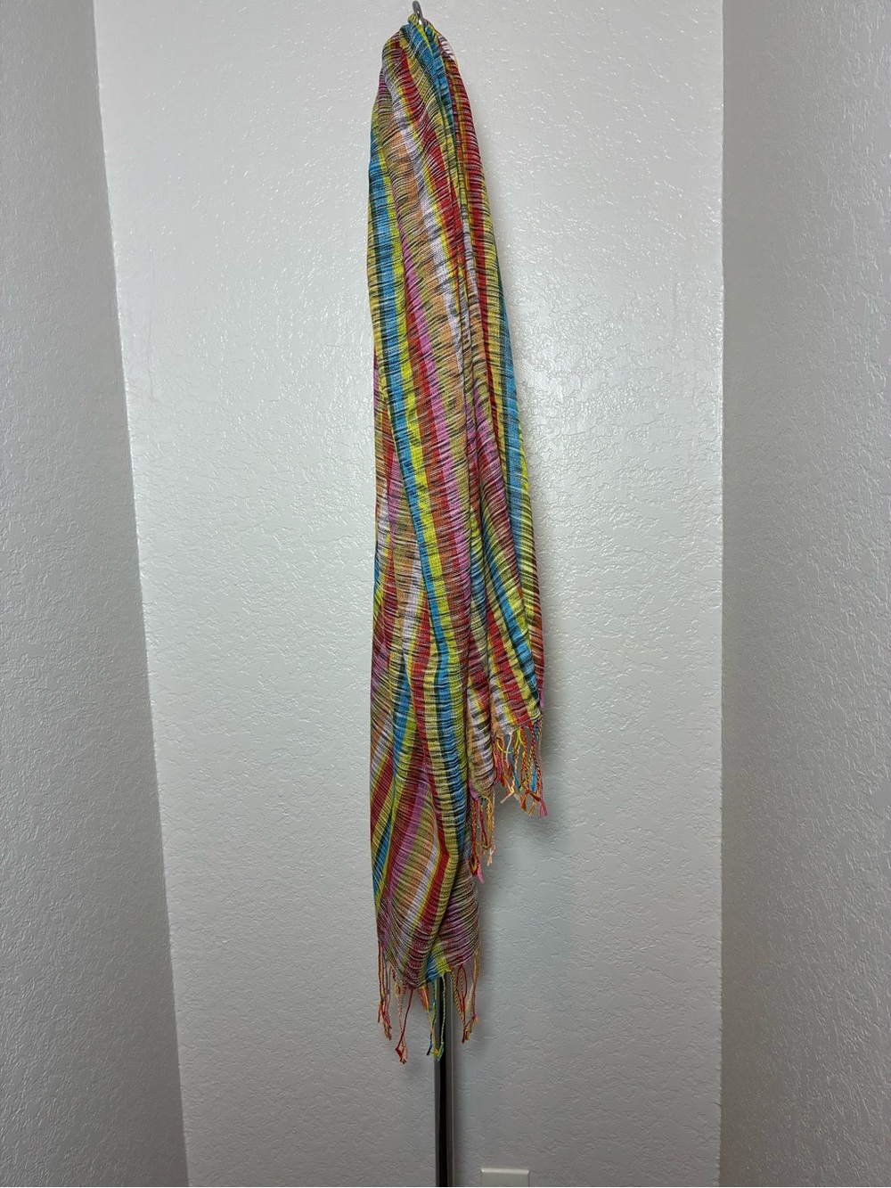 pashmina Multicolor Striped Scarf